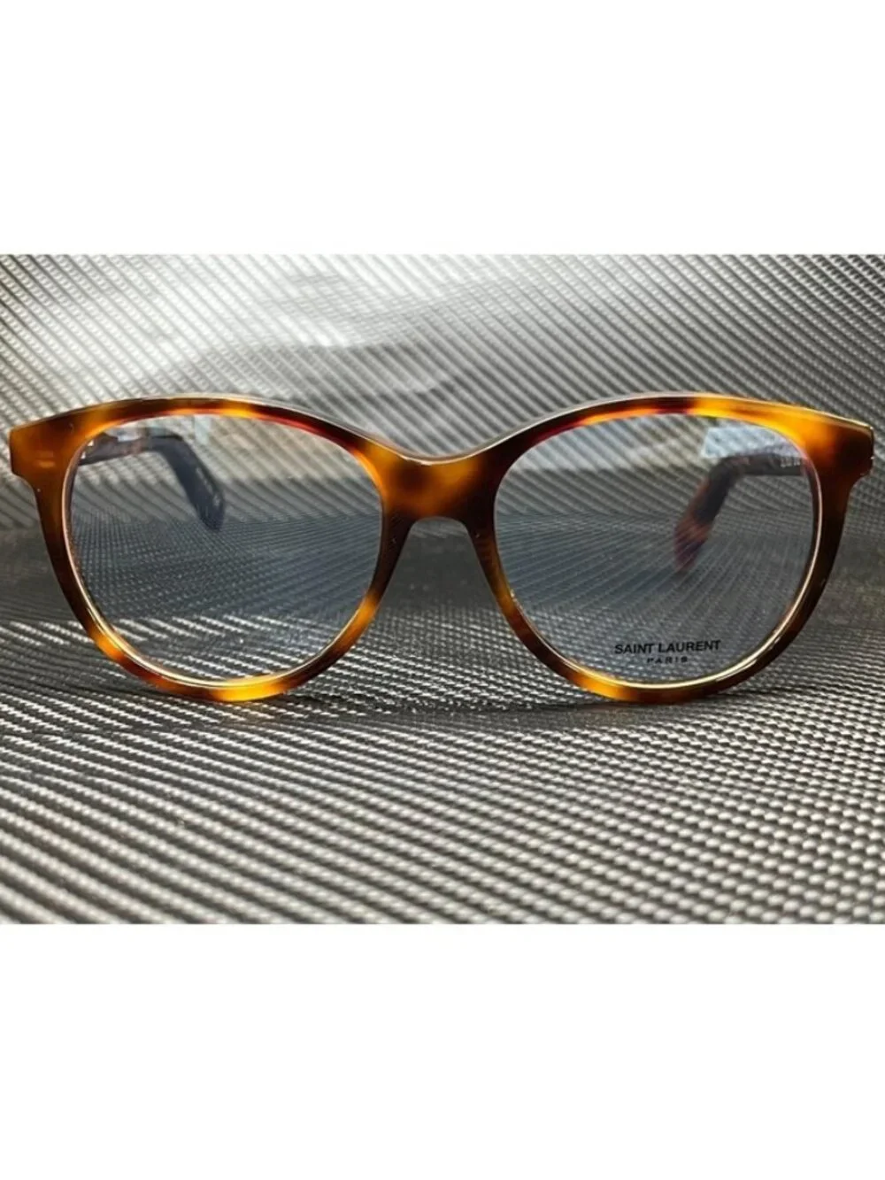 New Yves Saint Laurent Women  H avana Eyeglasses  53- 16-